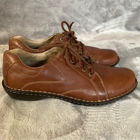 Red Wing Lace Up Oxford Style 4933 Leather Pecan Brown Shoes Size 9.5B - Picture 2 of 16